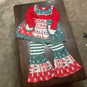 Girls Christmas outfit - Size 10